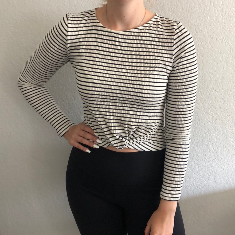 No Rest For Bridget Striped Sweater